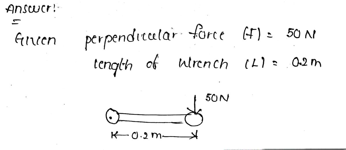 Physics homework question answer, step 1, image 1